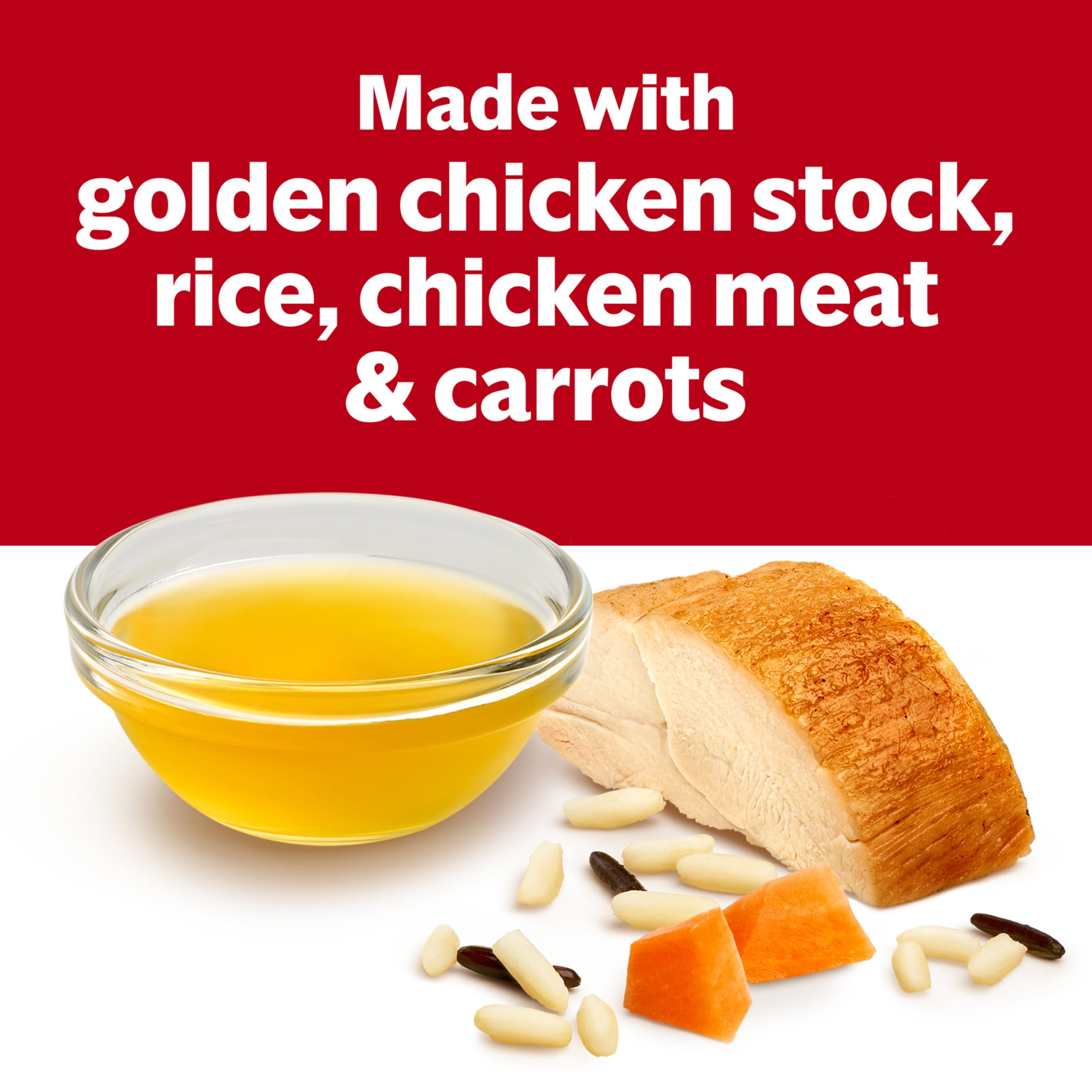Pour-ready Campbell's soup with topping ideas for customization