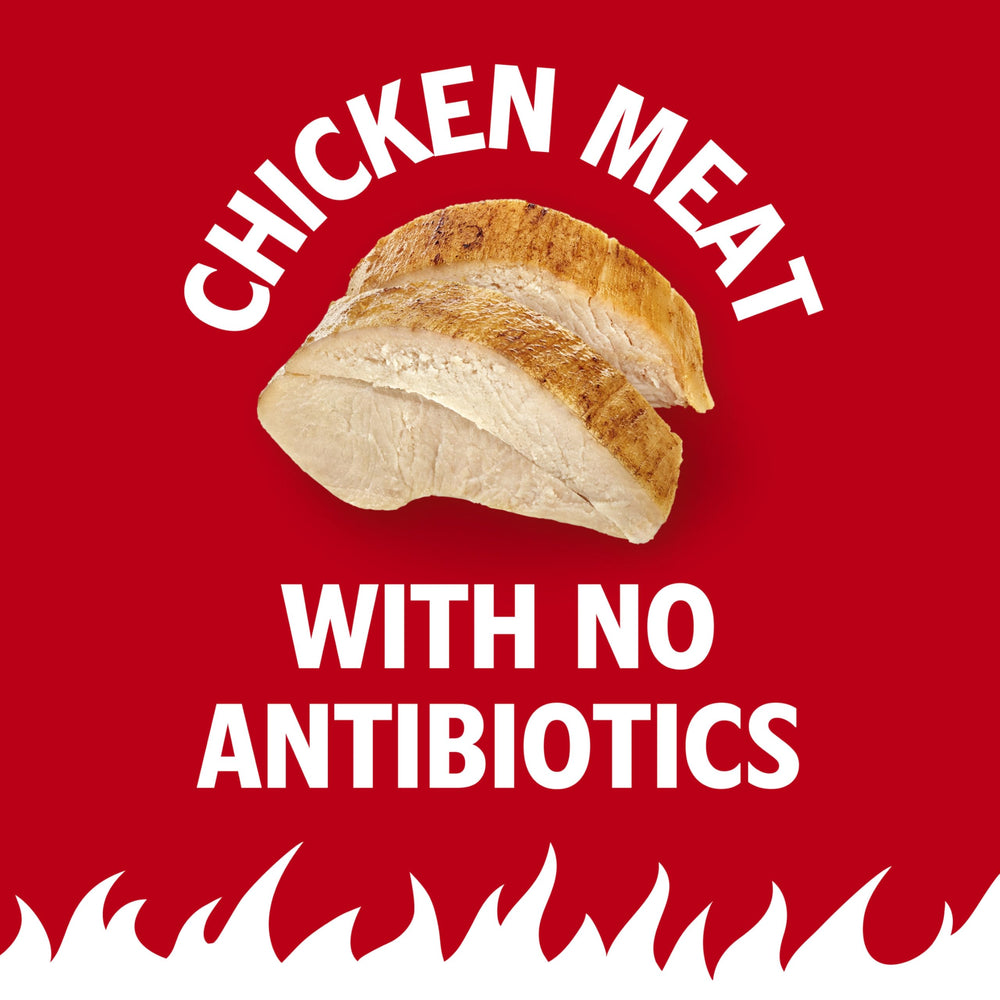 The can's pourable texture helps in Easy Buffalo Chicken Dip preparation.