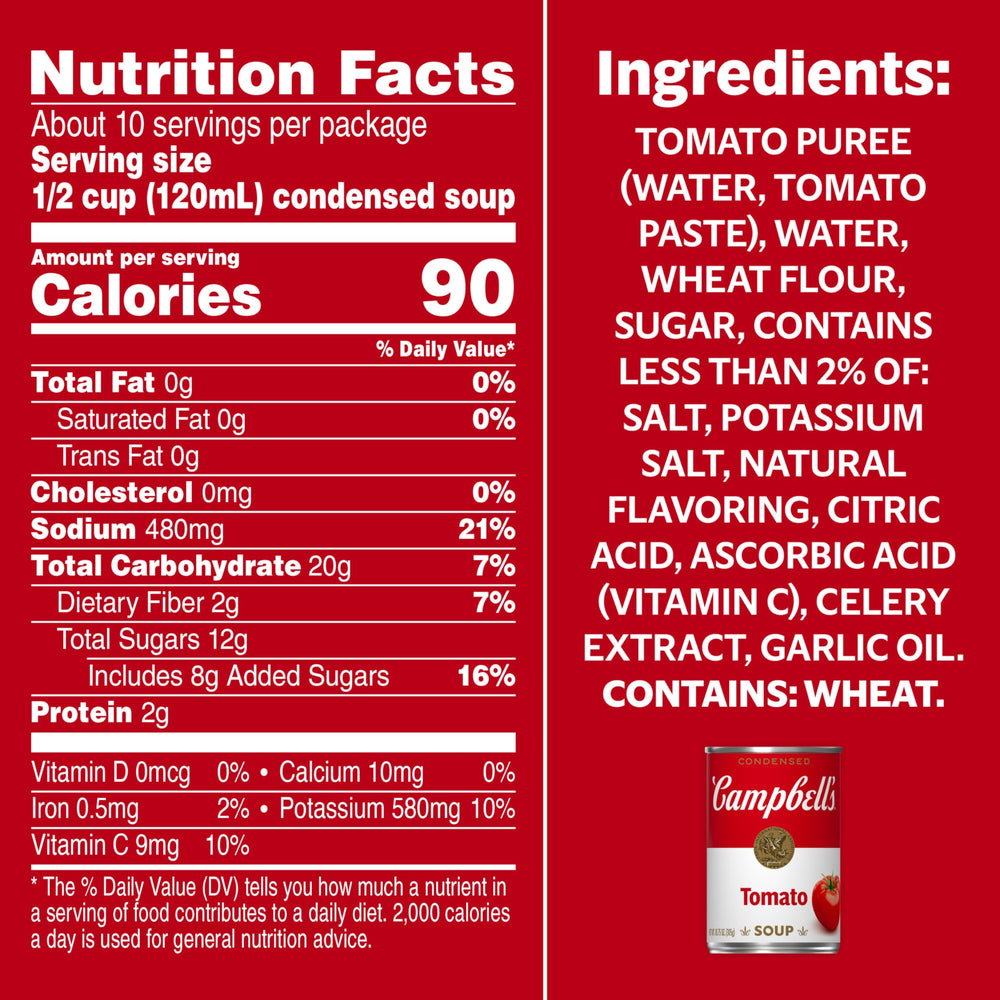Campbell's Tomato Soup bowl steaming, a cozy ready-to-serve meal.