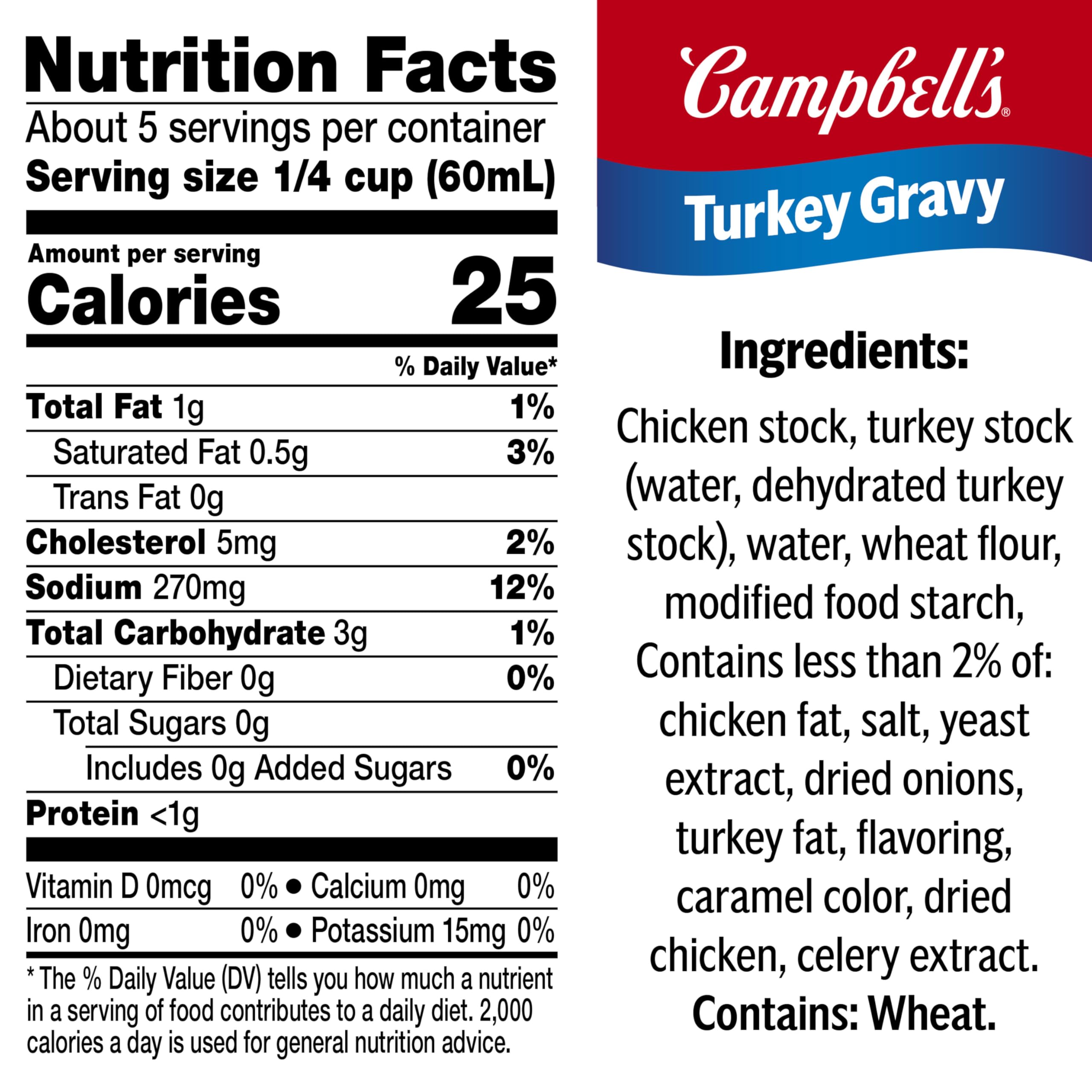 Pouring Campbell's Turkey Gravy to elevate mashed potatoes with savory depth.
