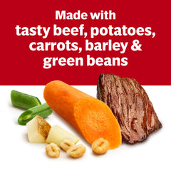 Serving bowl of Campbell's Vegetable Beef Soup ready to enjoy