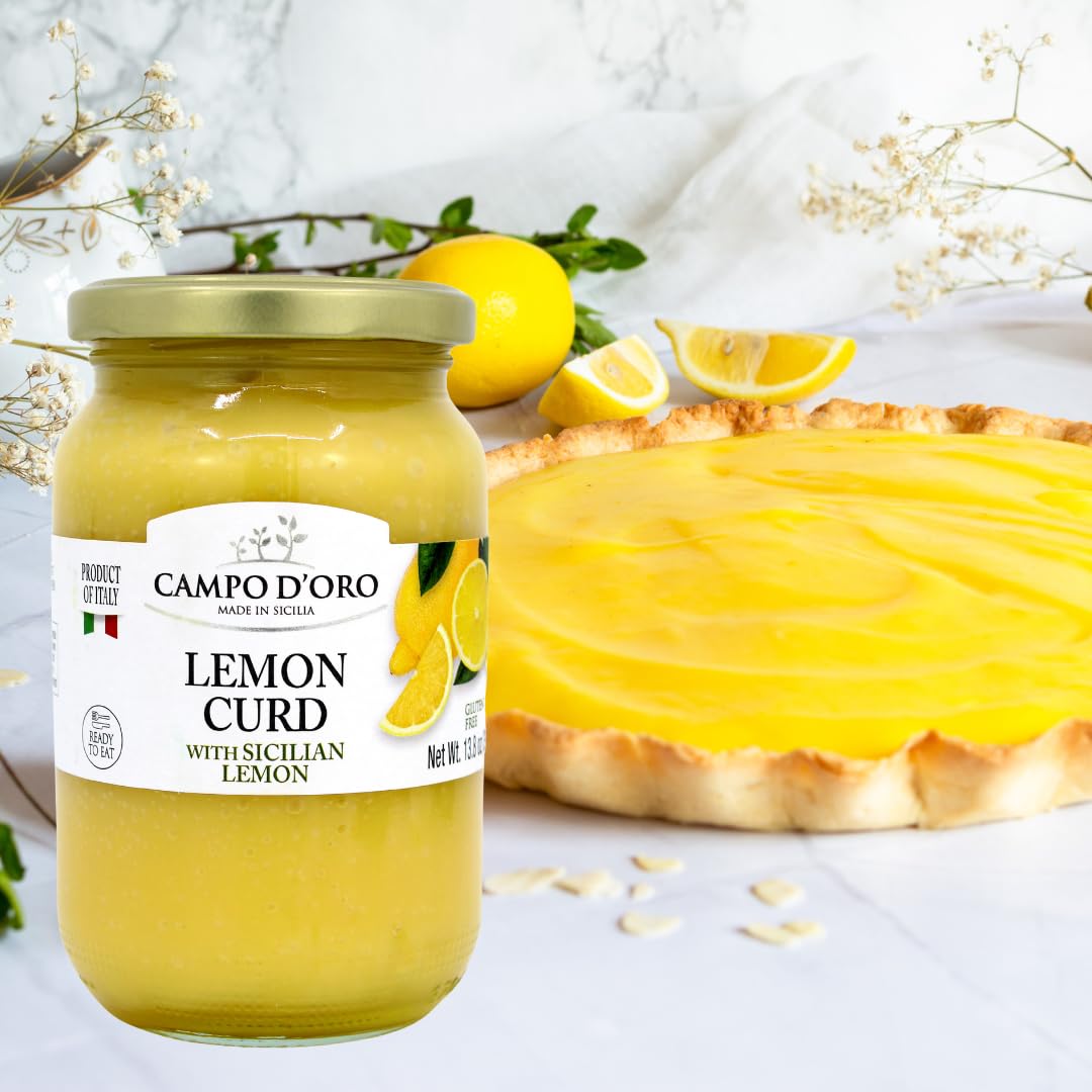 CAMPO D'ORO Lemon Curd in a bowl ready for pastry experiments