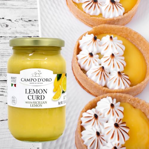 CAMPO D'ORO Lemon Curd ingredients close-up with lemon, eggs and butter