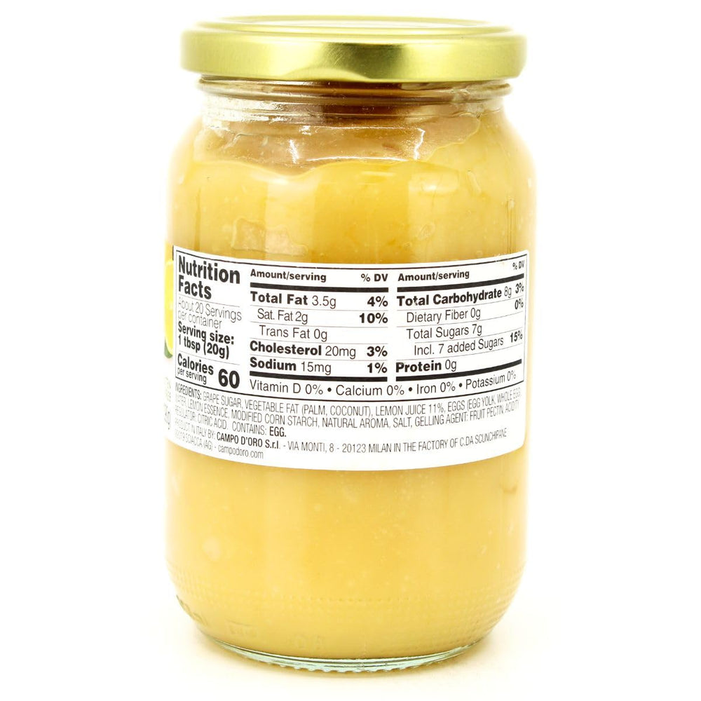 CAMPO D'ORO Lemon Curd on toast highlighting bright citrus flavor