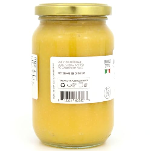 CAMPO D'ORO orange curd on a biscuit dessert, silky richness