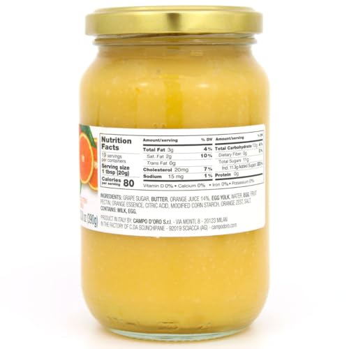 CAMPO D'ORO orange curd spread on toast, elevating breakfasts with citrus tang