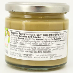 Campo D'Oro pistachio cream butter spread on toast for a luxurious breakfast.
