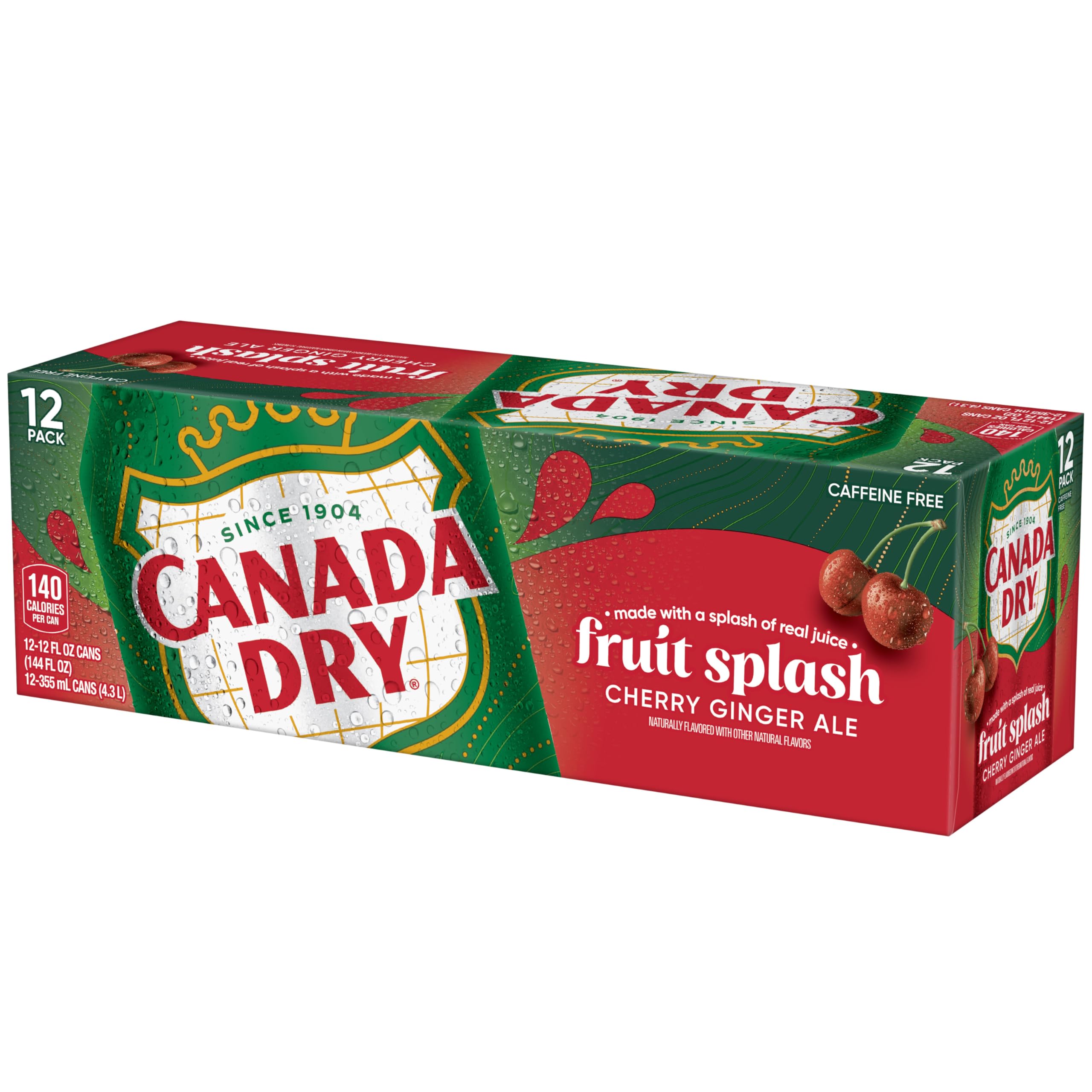 Sparkling presentation of Canada Dry Fruit Splash for entertaining guests