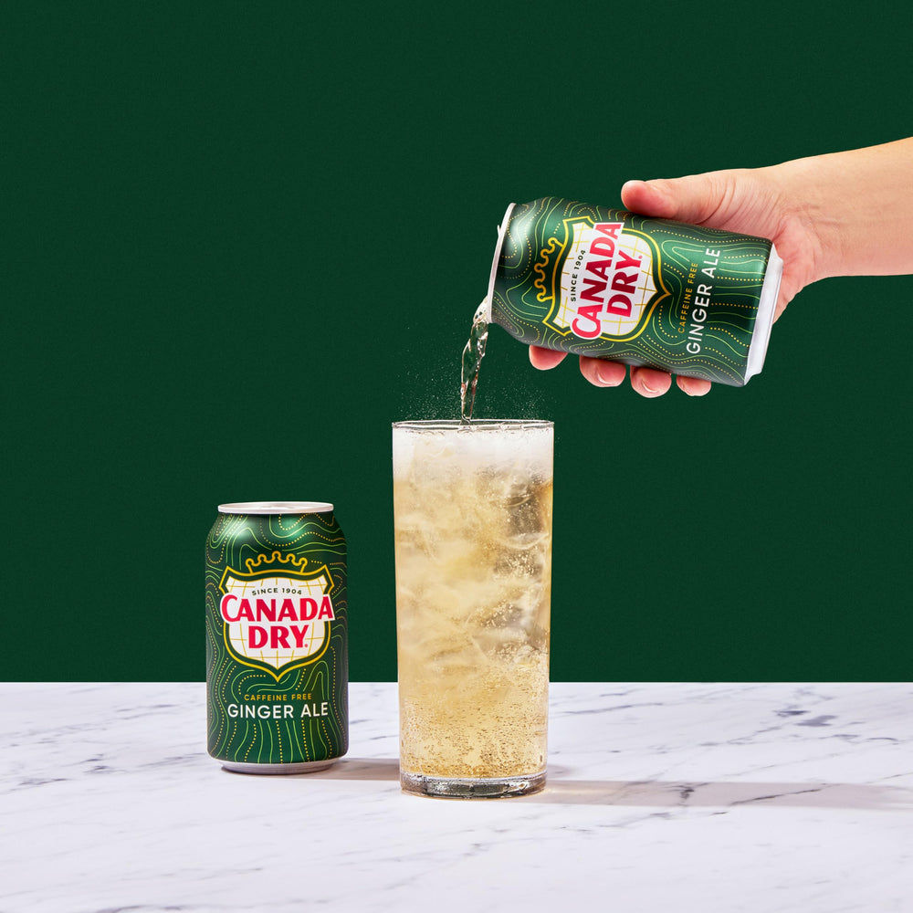 Canada Dry Ginger Ale multipack on shelf emphasizes value and convenience.