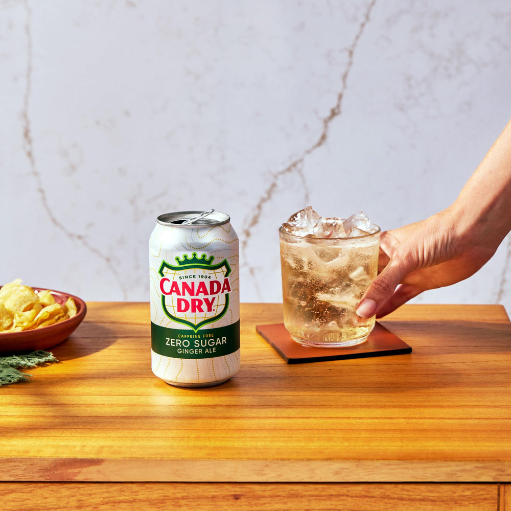 Canada Dry Zero Sugar Ginger Ale cocktail mixer—sparkling ginger for cocktails.