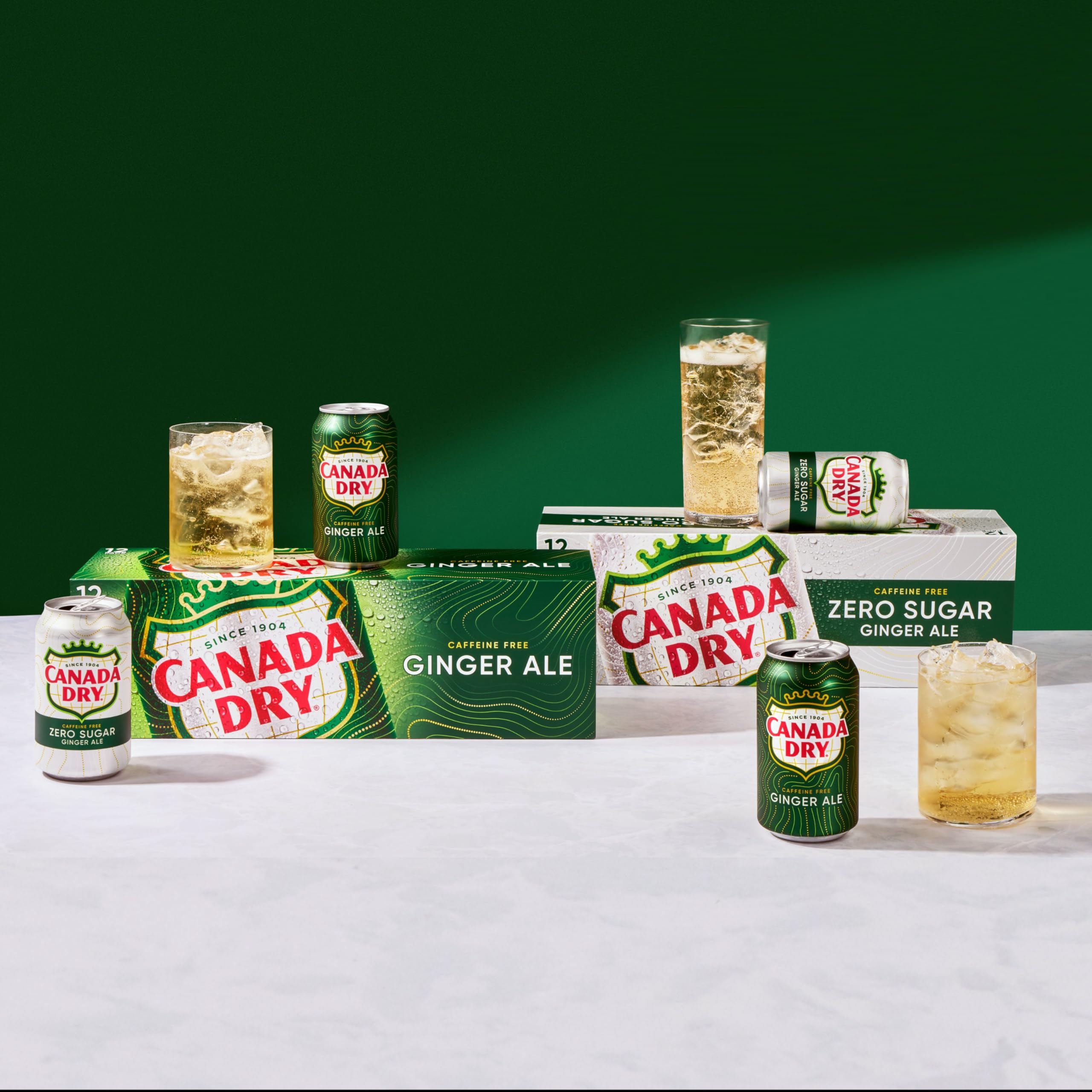 Canada Dry Zero Sugar Ginger Ale ginger-slice focus—hint of fresh ginger.