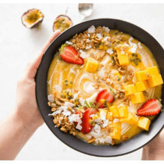 Canada Hemp Foods serving ideas image shows breakfast bowls and salads.