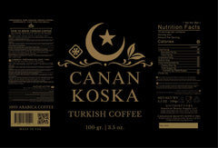 Canan Koska 100% Arabica finely ground for smooth cezve brewing