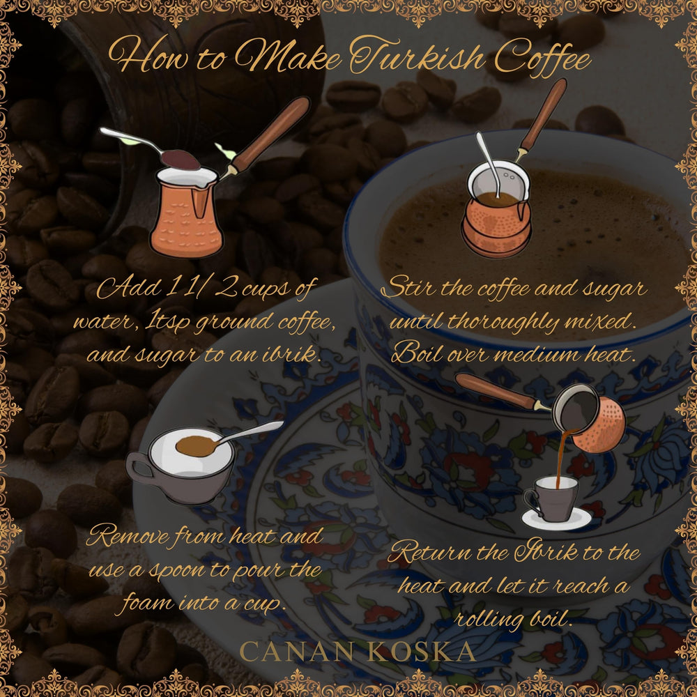 Canan Koska coffee contains no additives or preservatives