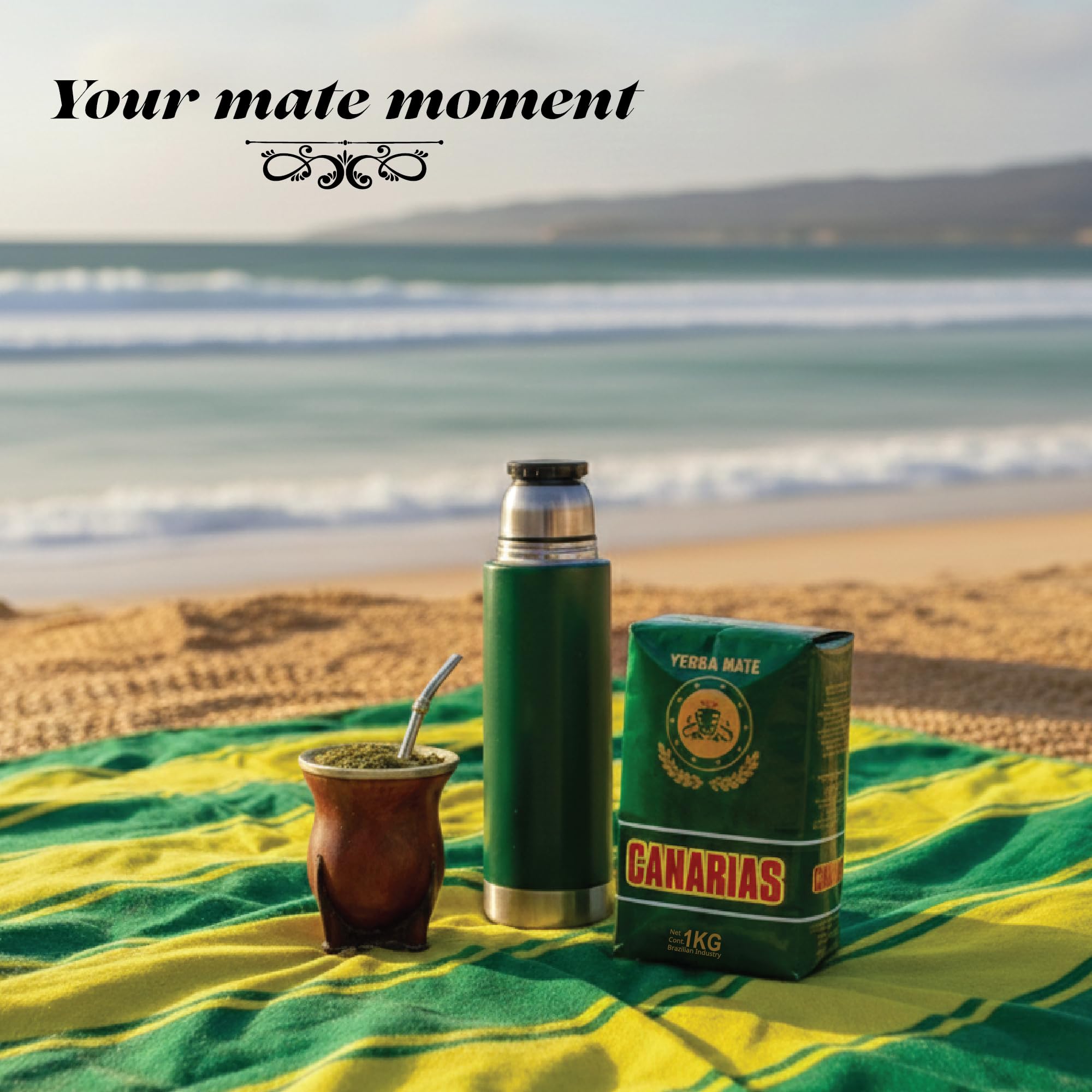 Canarias Special Edition Yerba Mate 1kg Brazilian-made blend with Uruguayan roots.