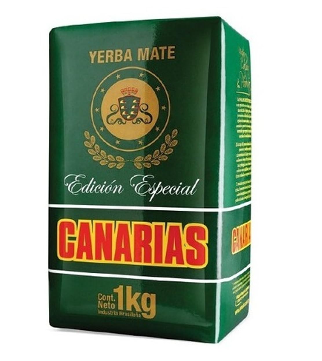 Canarias Special Edition Yerba Mate 1kg fine cut offers smooth, stem-free brewing for extended sessions.