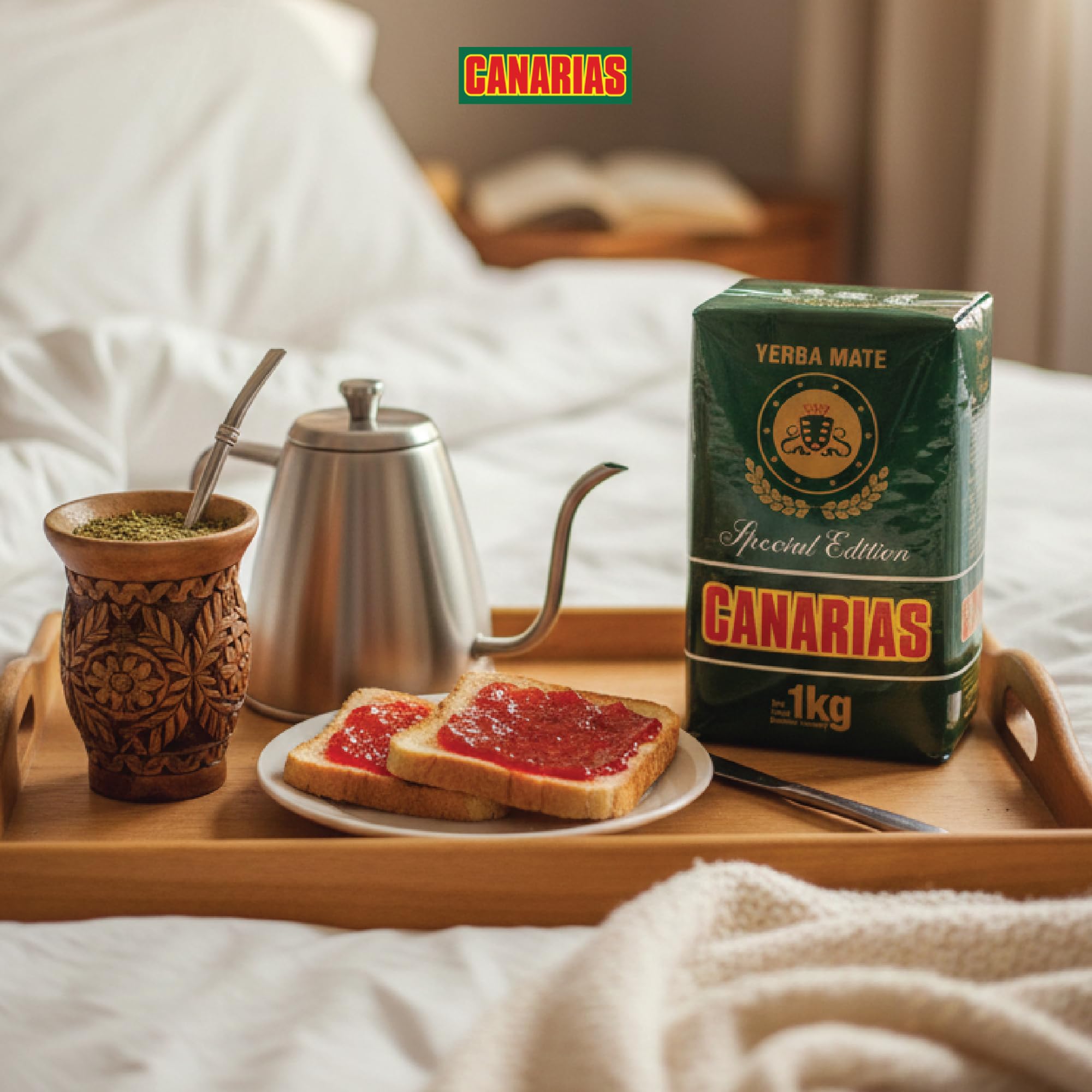 Canarias Special Edition Yerba Mate 1kg premium loose leaf for bold brews.