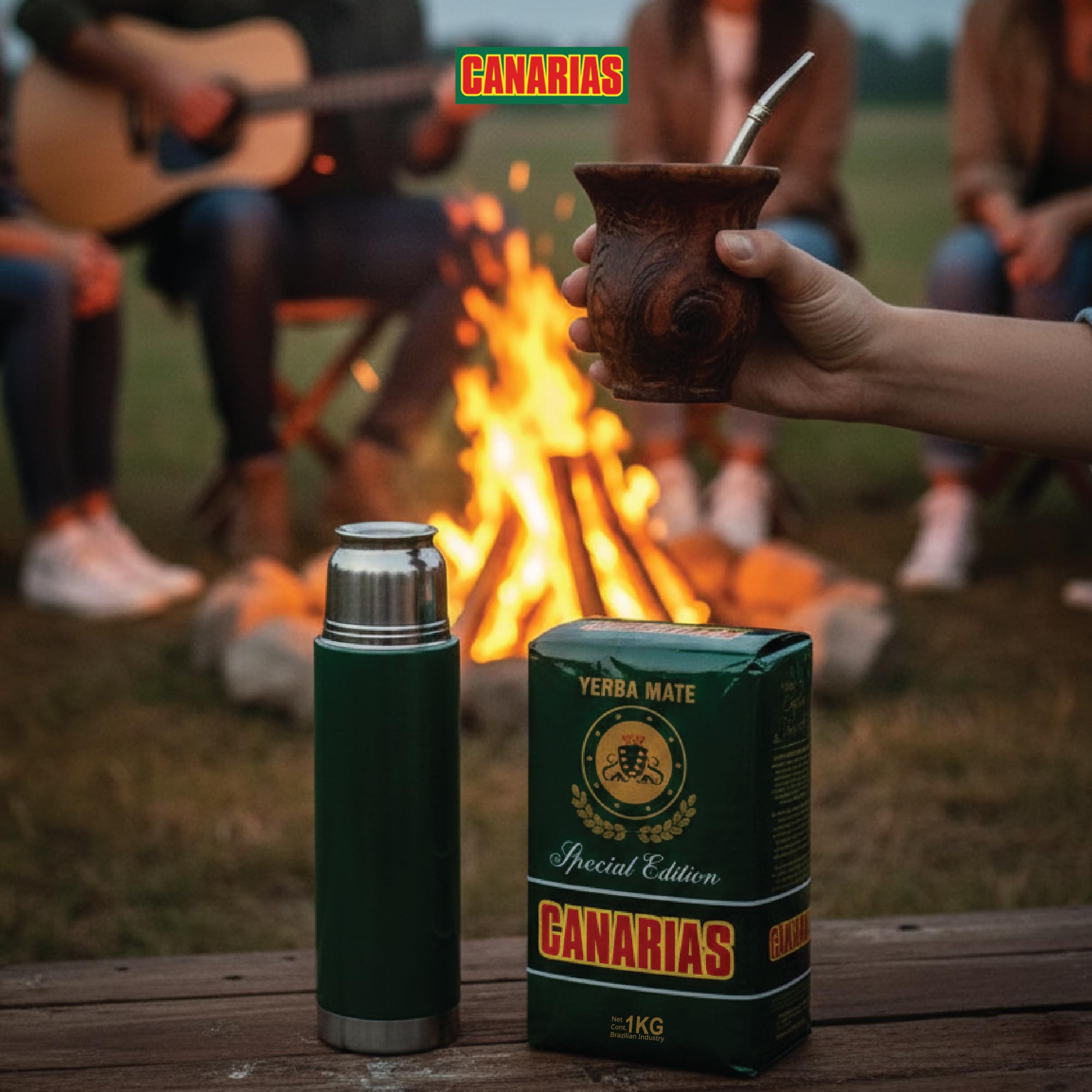 Canarias Special Edition Yerba Mate 1kg ideal for social gatherings and daily ritual.