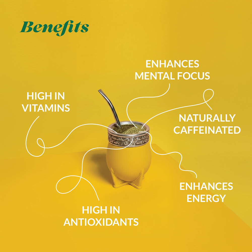 Canarias Yerba Mate strong flavor pour delivers intense taste
