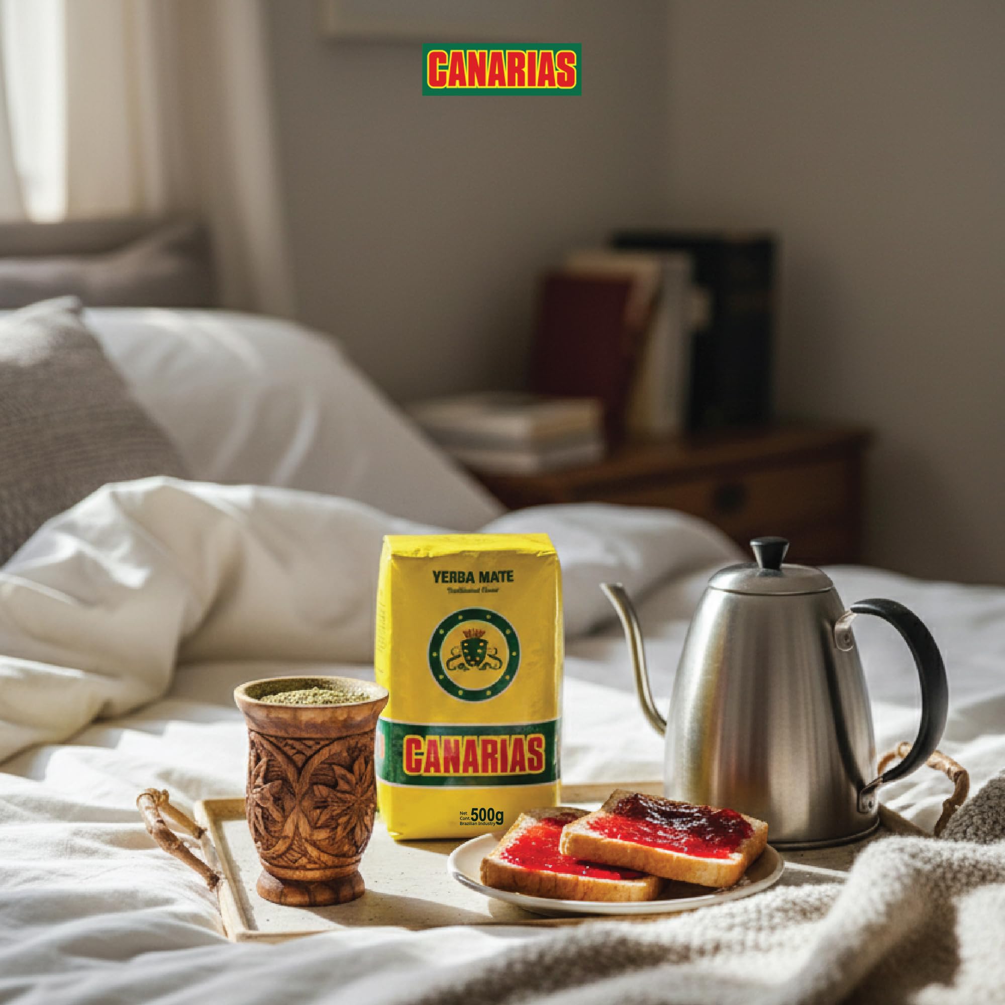 Canarias Yerba Mate vacuum-sealed pack keeps freshness