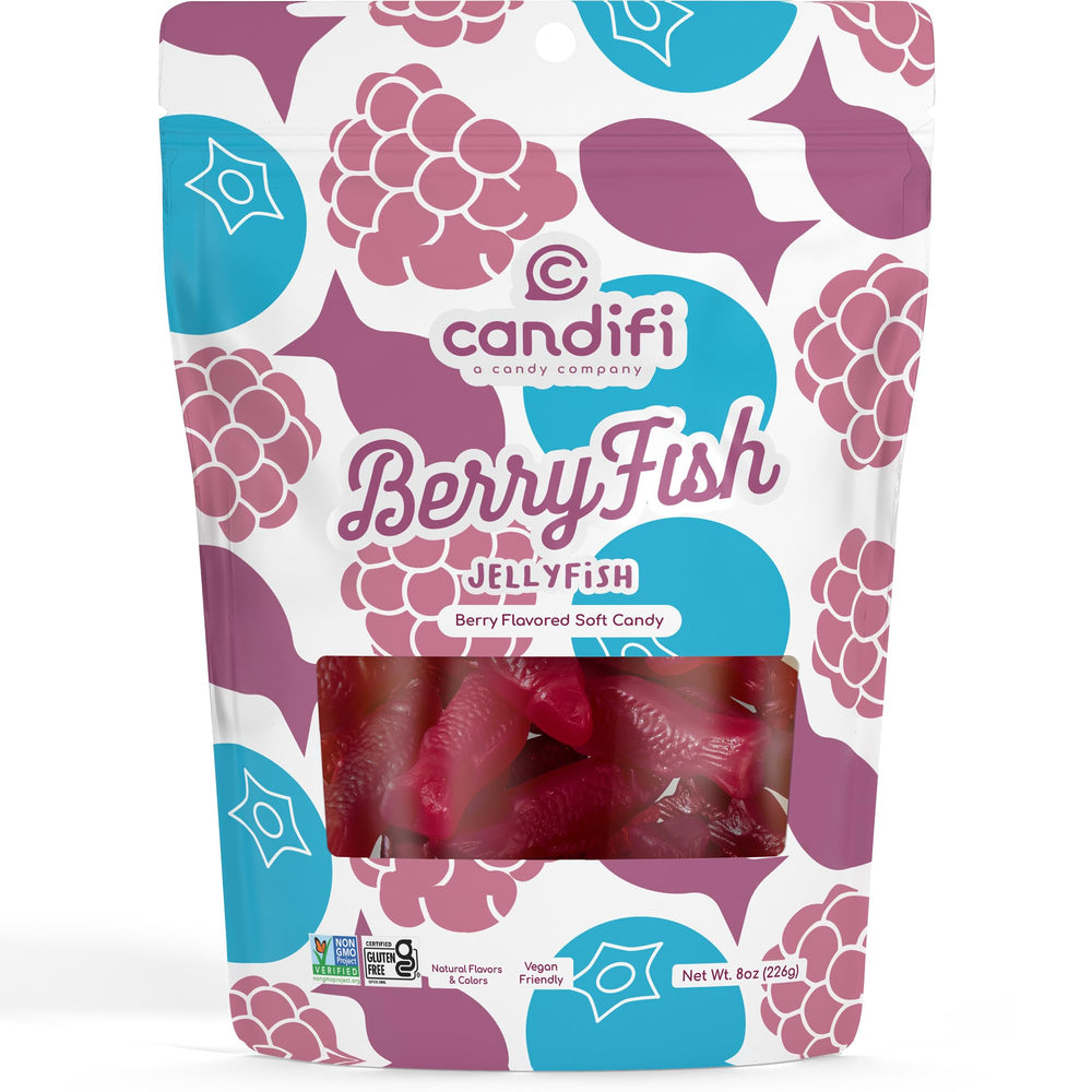 Candifi BerryFish natural colors and flavors visible in each bite.
