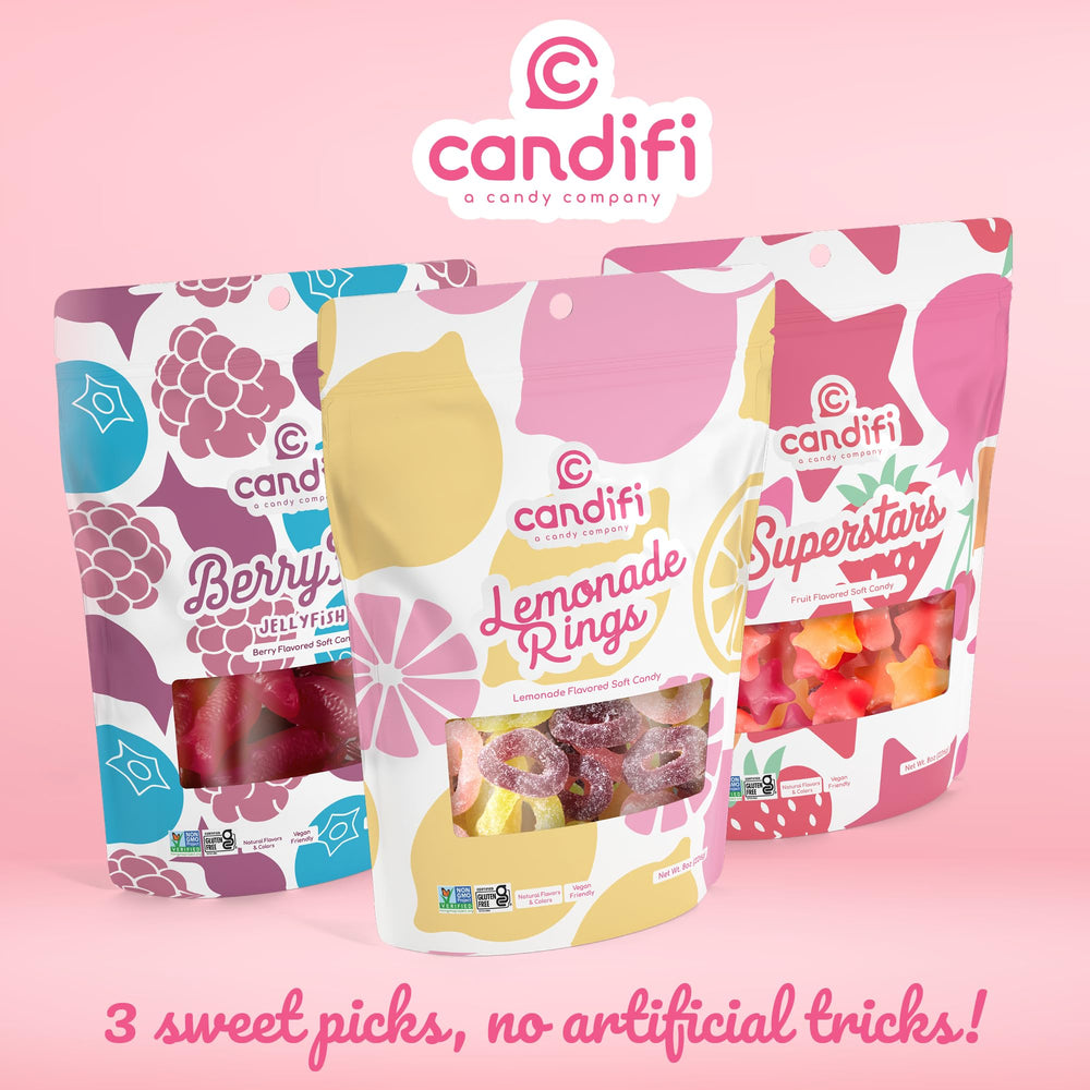 Candifi Lemonade Rings are great for parties and gift bags.
