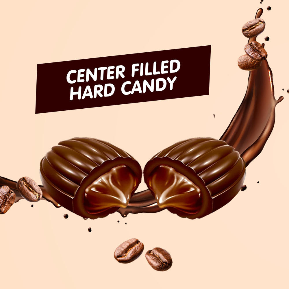 Candy Break Coffee Drops bulk bag suggests sharing at office or gatherings