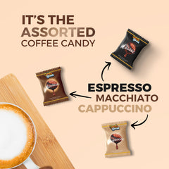 Candy Break Coffee Drops cappuccino flavor adds creamy sweetness with a cafe-style finish