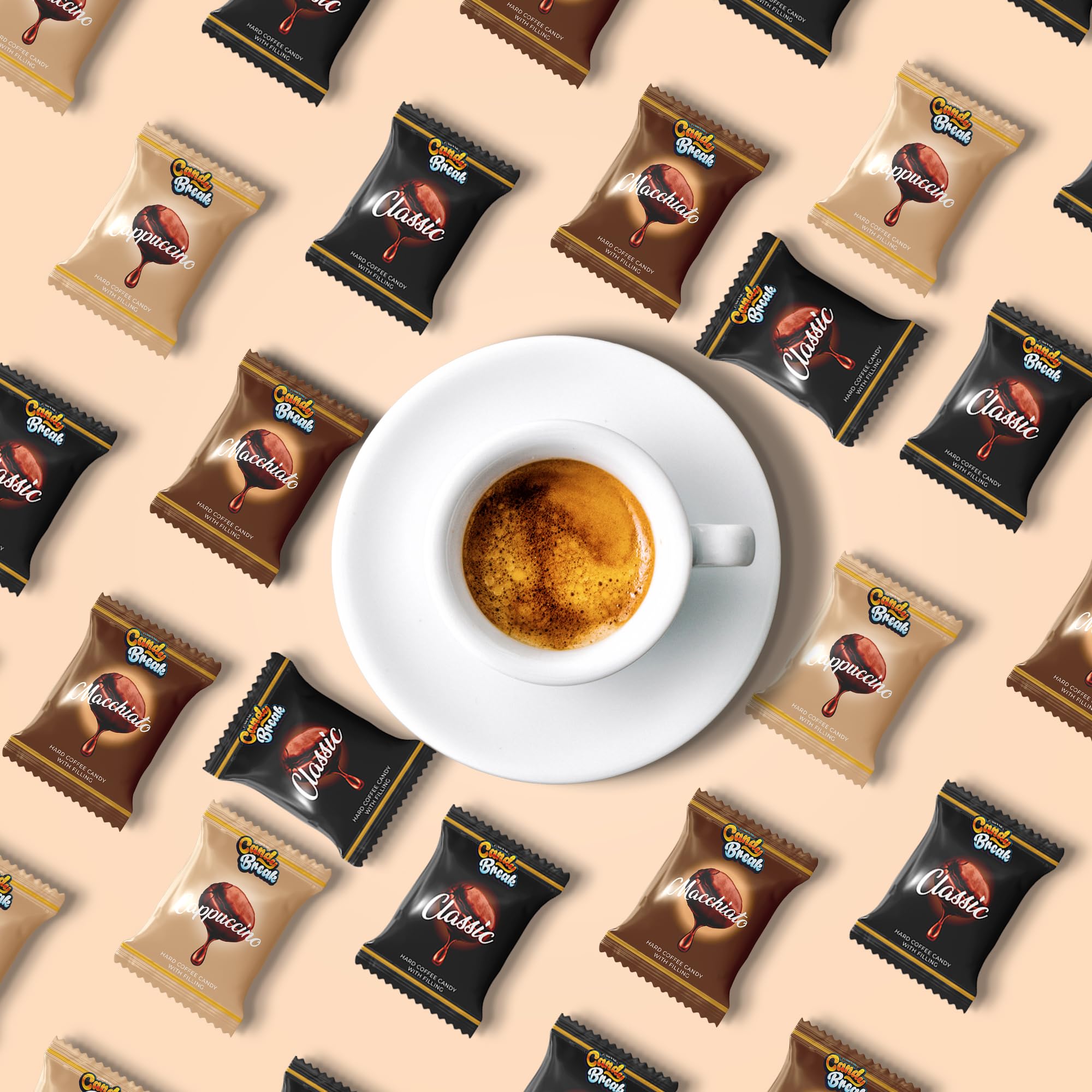 Candy Break Coffee Drops are a convenient pick-me-up at work or travel