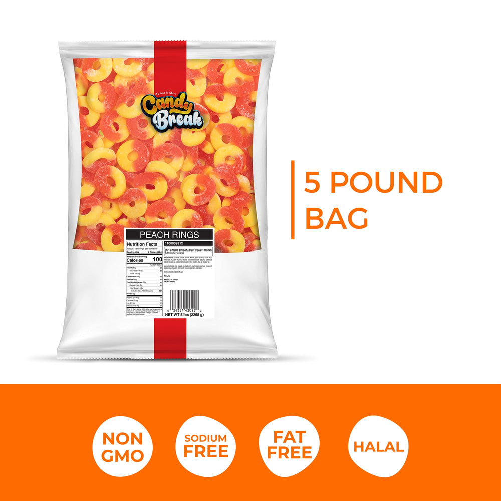 Kids and adults snacking Candy Break Peach Rings during playtime.