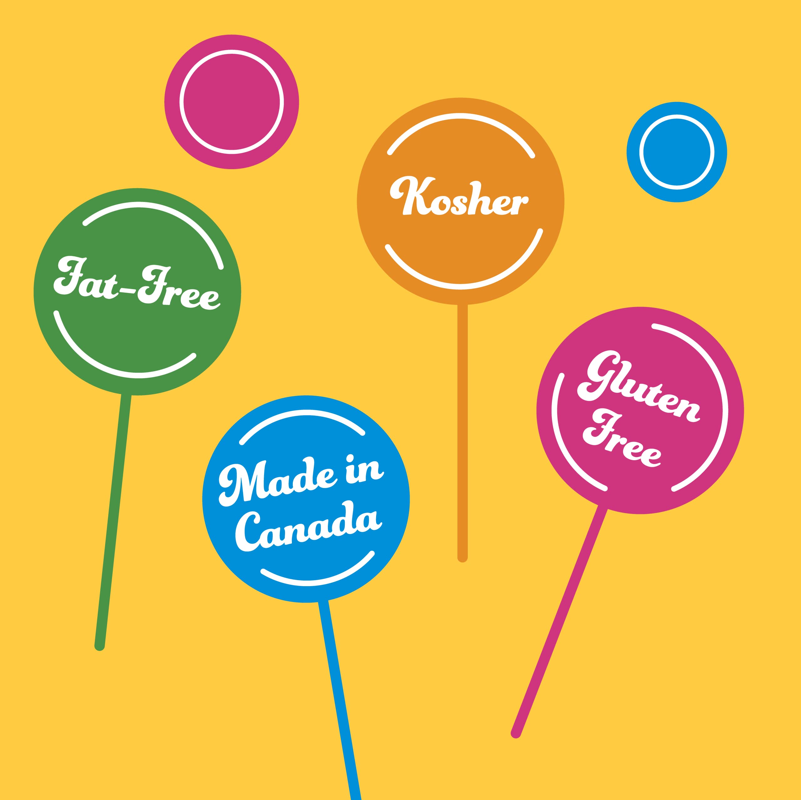 Candy Creek Lollipops individually wrapped display, convenient for quick distribution and grab-and-go treats.