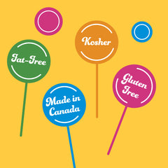 Candy Creek Lollipops individually wrapped display, convenient for quick distribution and grab-and-go treats.