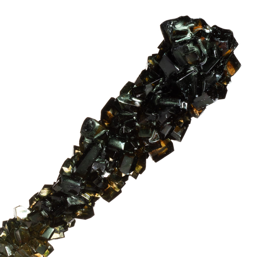 Candy Envy 12-pack black rock candy sticks ready for party favors.