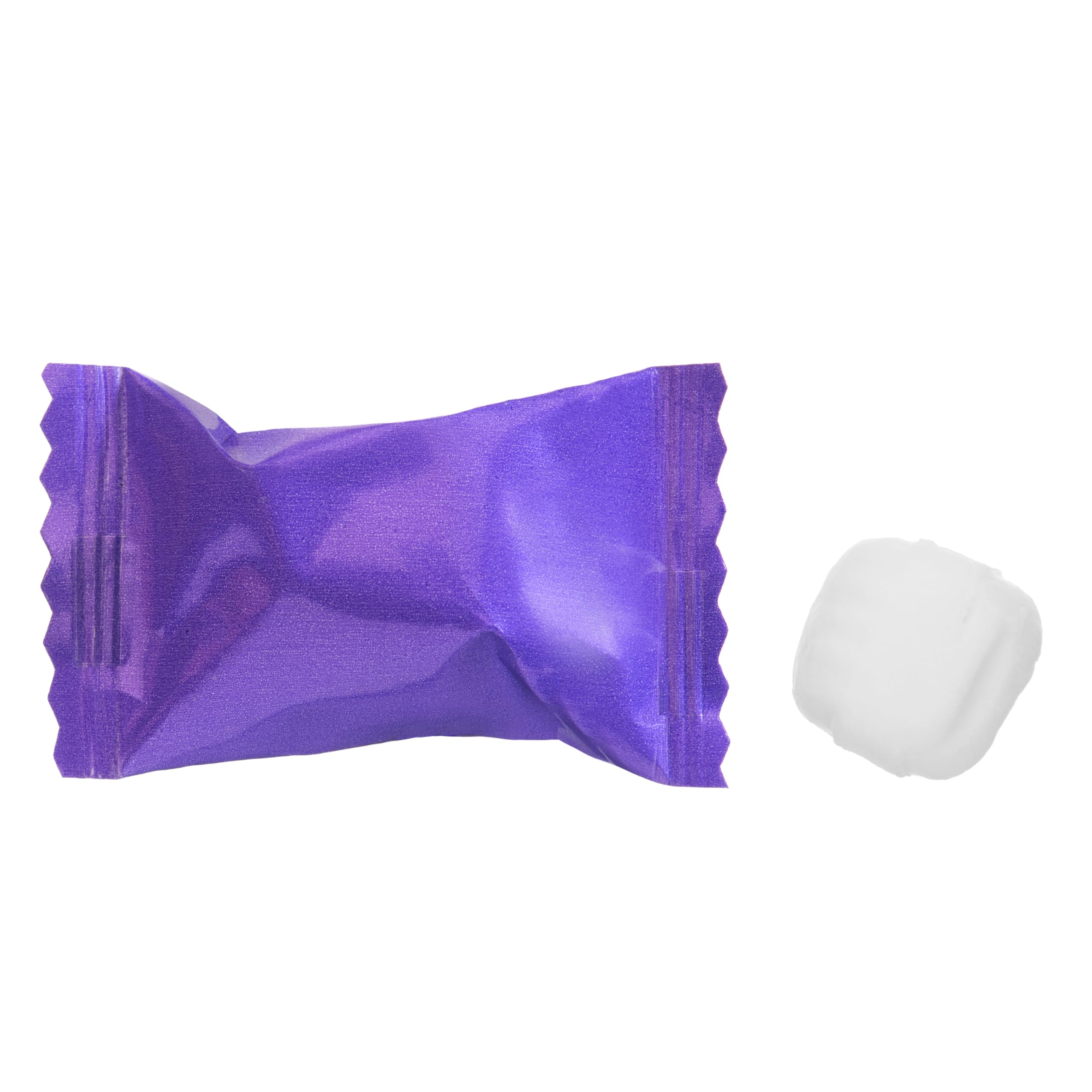 Candy Envy 13oz bag open with approx 100 mints, convenient for parties.