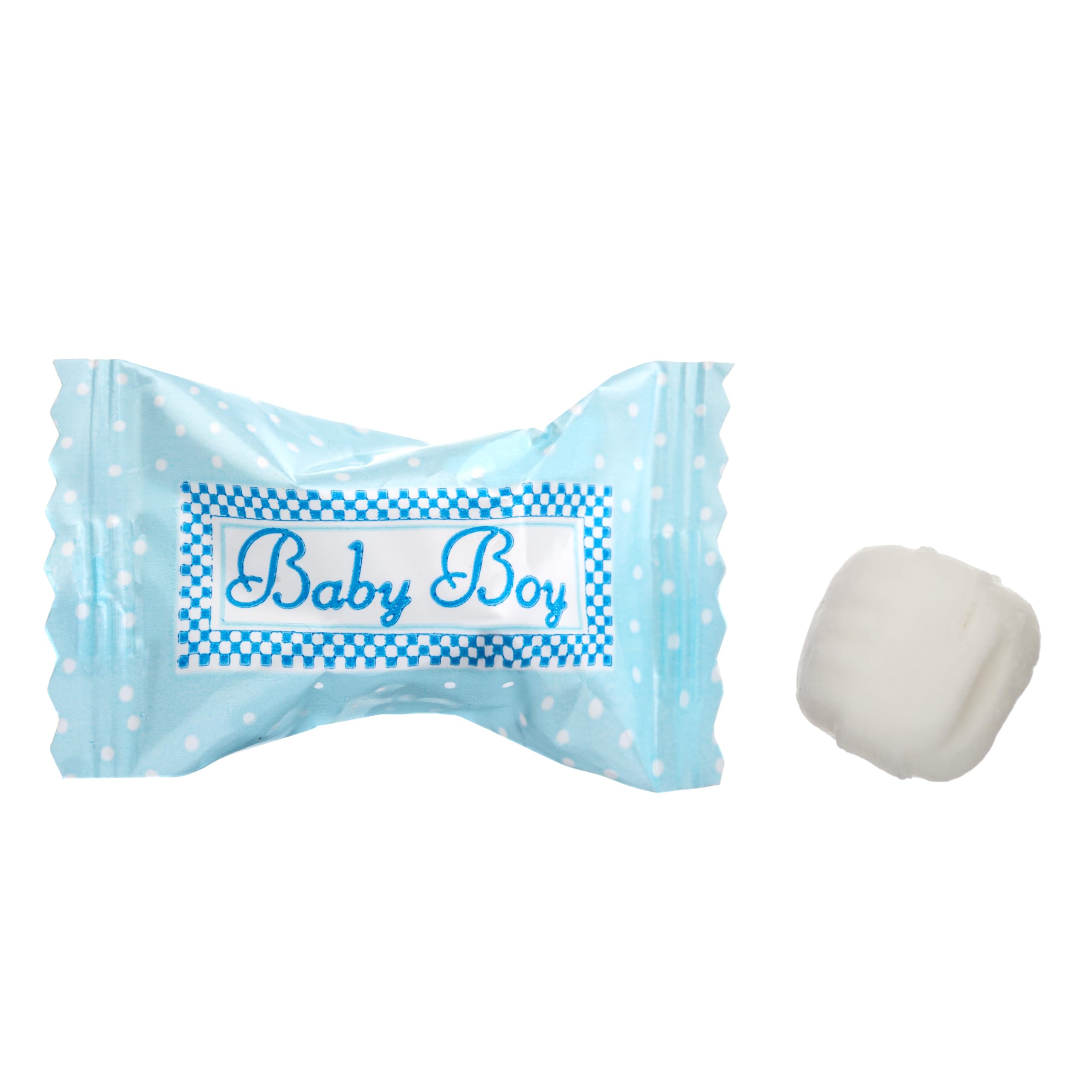 Baby shower favors display using Candy Envy buttermints for decor.