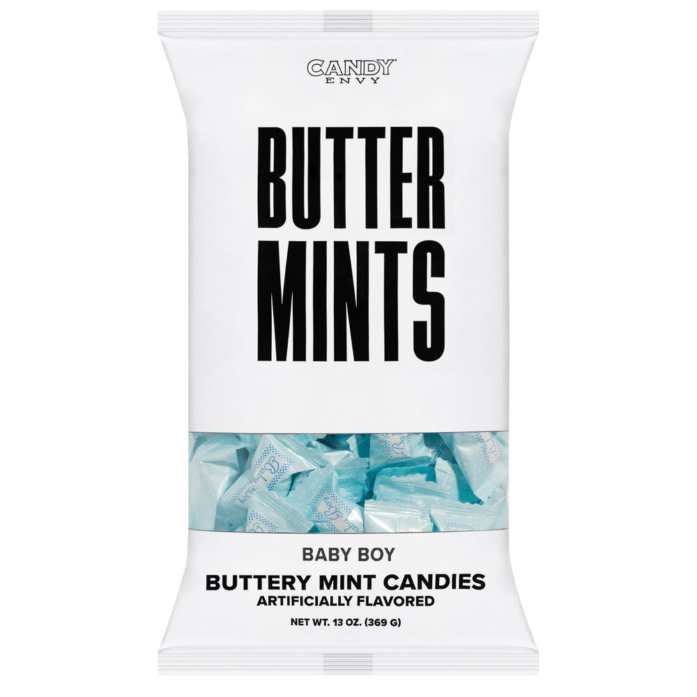 Candy Envy baby buttermints texture closeup, smooth surface.