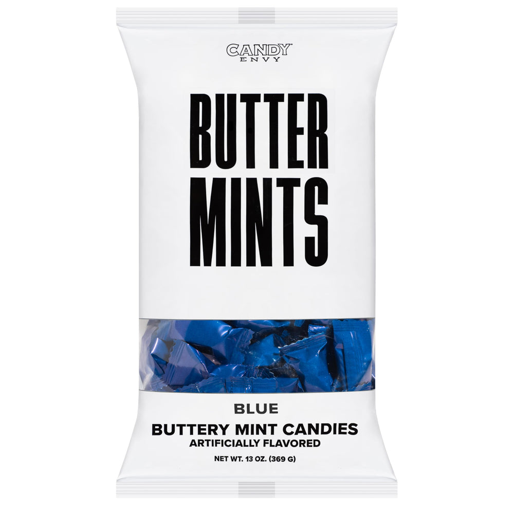 Candy Envy blue-wrapped buttermints snack time quick refresh