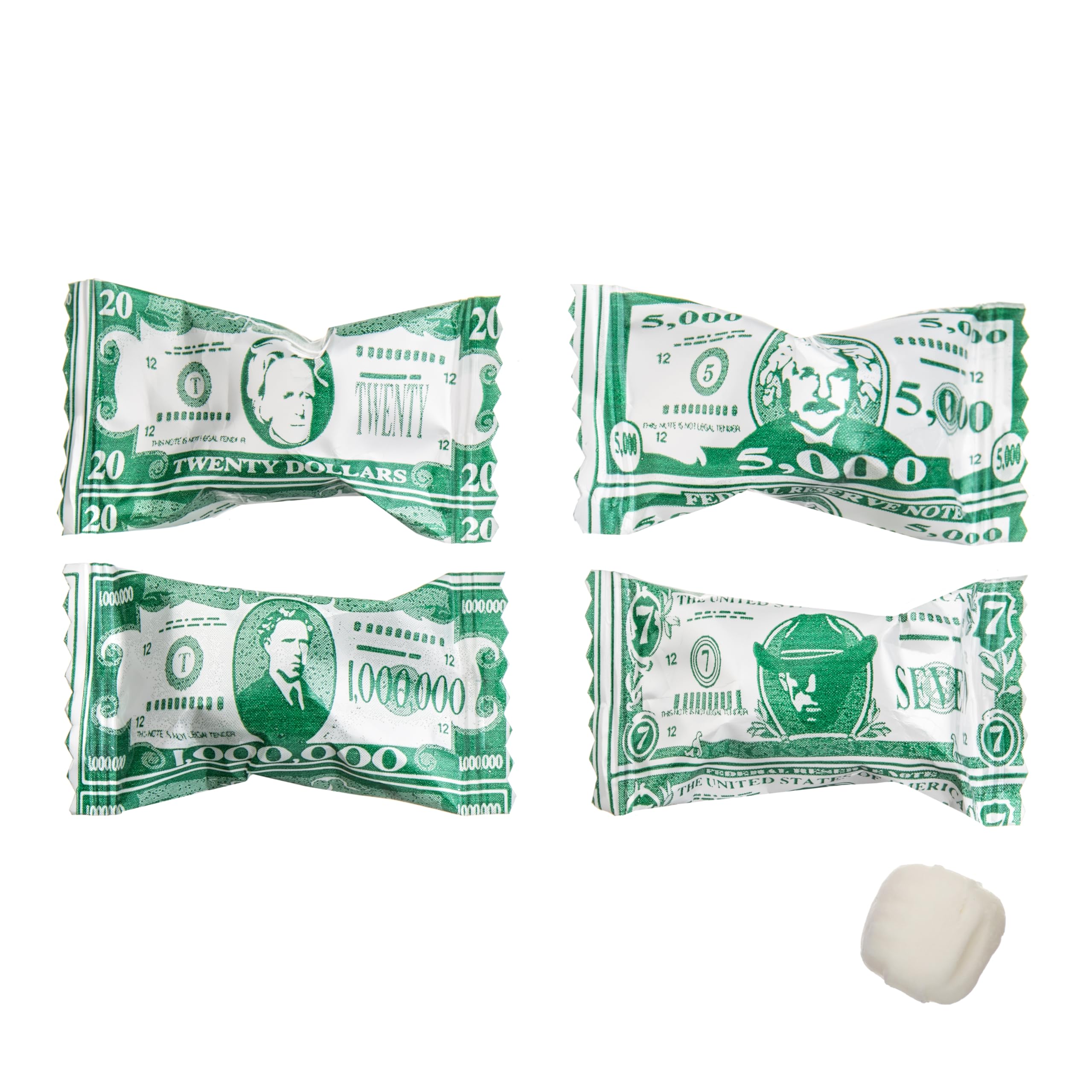 Candy Envy dollar-bill designs collection close-up ideal for money-themed celebrations and giveaways