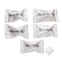 Engagement party sweets by Candy Envy with Mr. and Mrs. wrappers