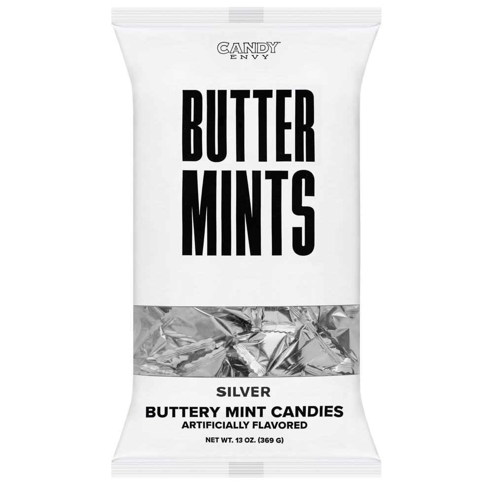 Candy Envy individually wrapped mints, convenient for guests and sharing.