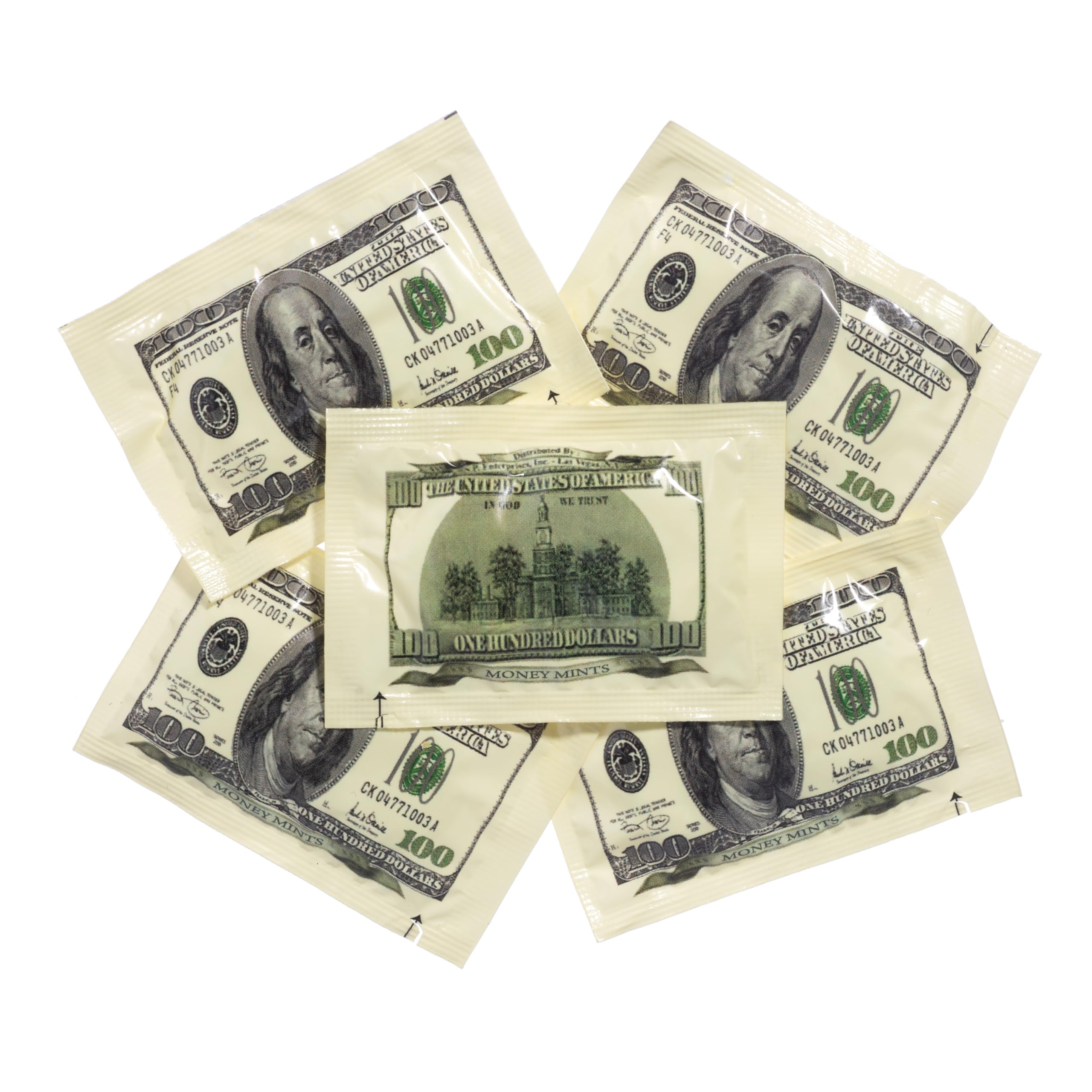 Candy Envy Money Mints spearmint closeup highlights refreshing flavor.