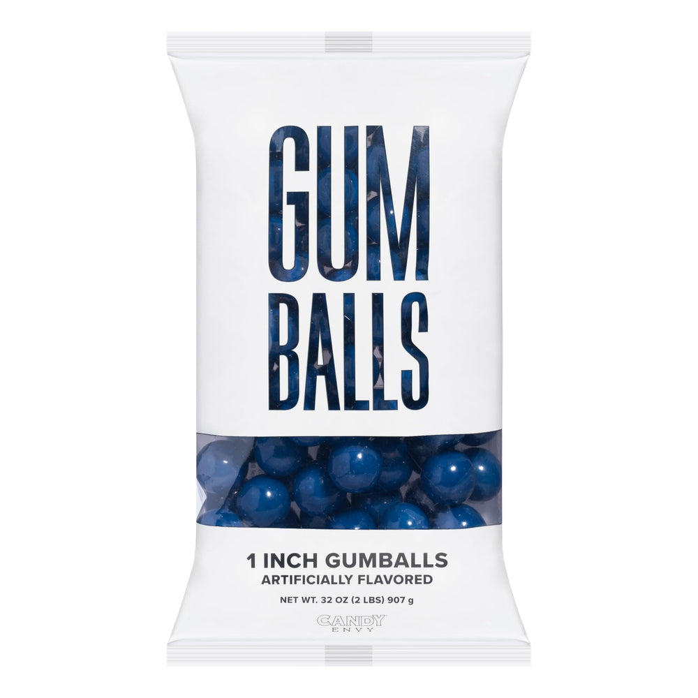 Candy Envy Royal Blue Gumballs no branding on the surface.