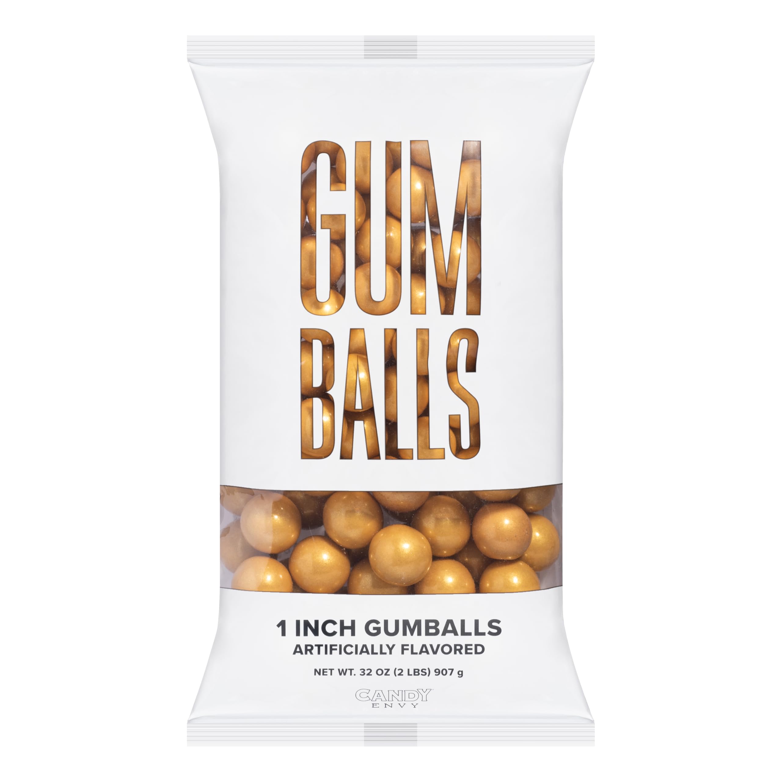 Candy Envy Shimmer Gold Gumballs as wedding favors or decor.