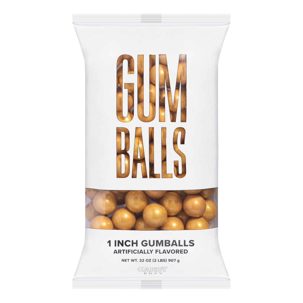 Candy Envy Shimmer Gold Gumballs as wedding favors or decor.