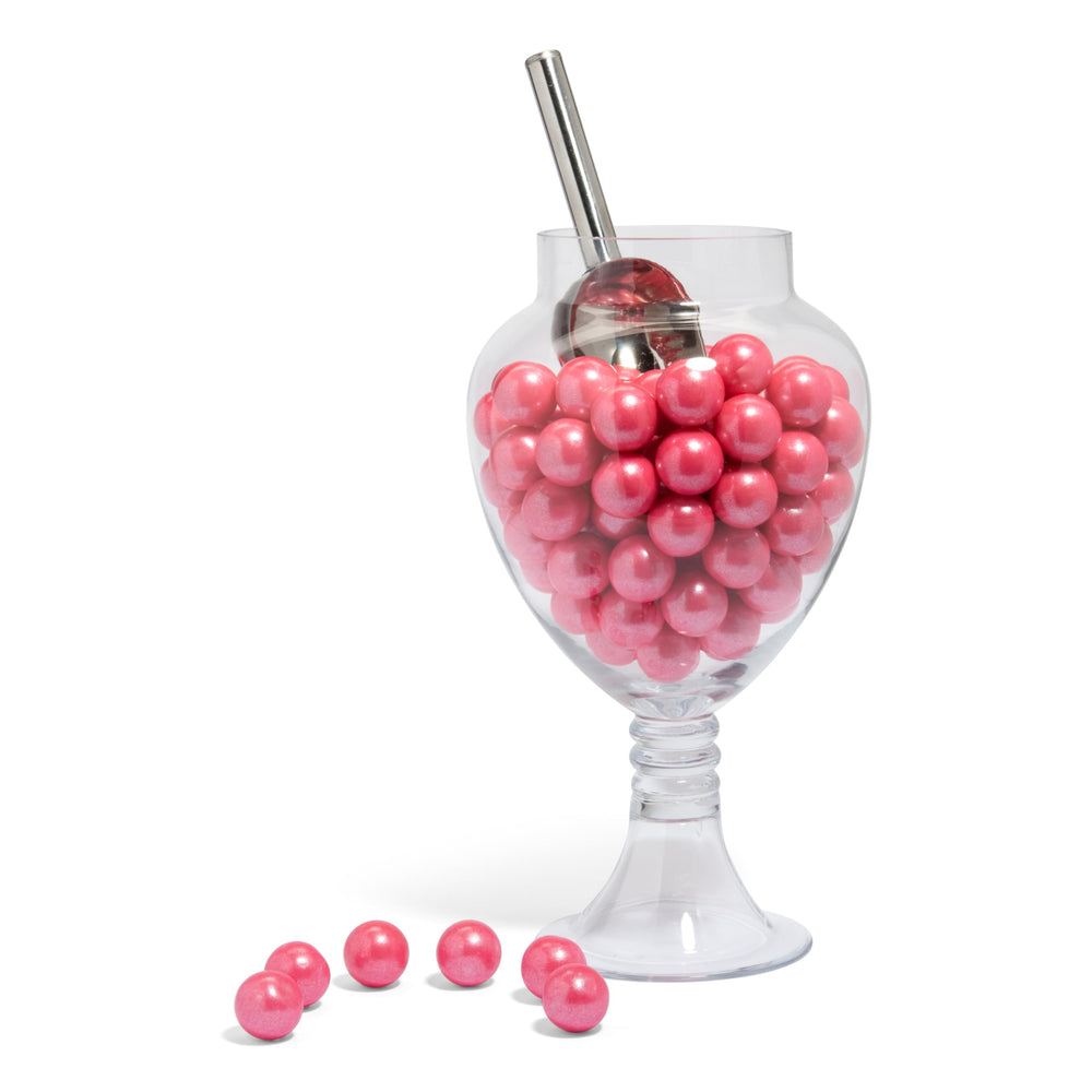 Candy Envy Shimmer Pink Gumballs 1 inch no branding design