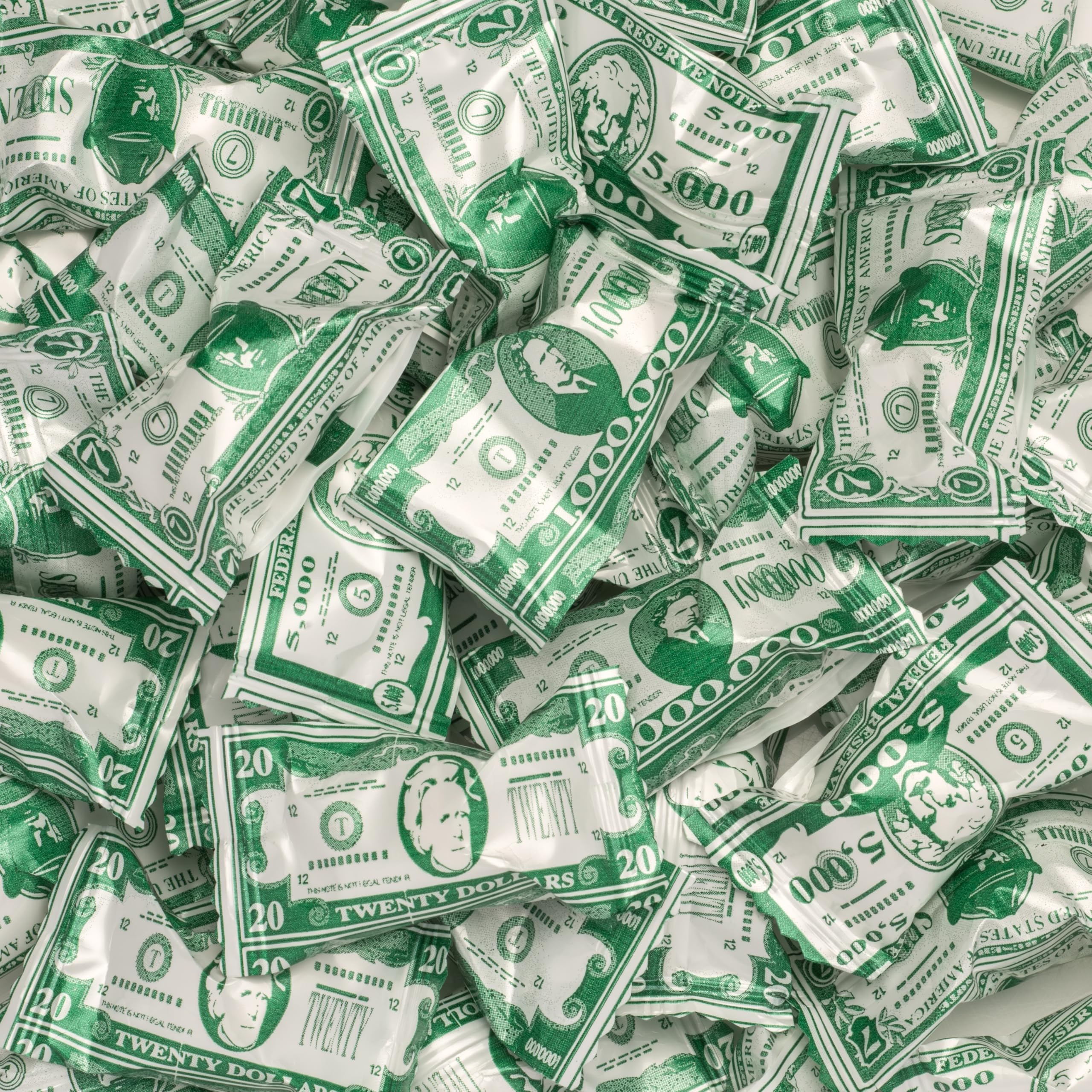 Candy Envy unique dollar-bill wrappers close-up highlight four designs for themed occasions