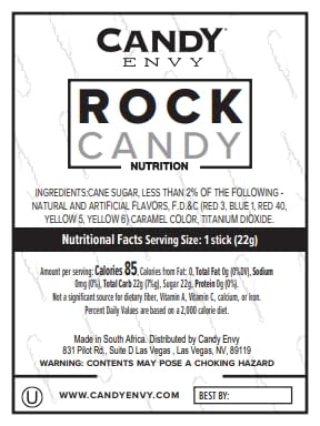 Candy Envy Valentine's rock candy set for parties.
