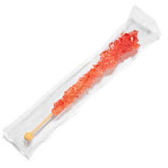 Candy Envy Valentine's rock candy stick pink, tasty pink flavor.
