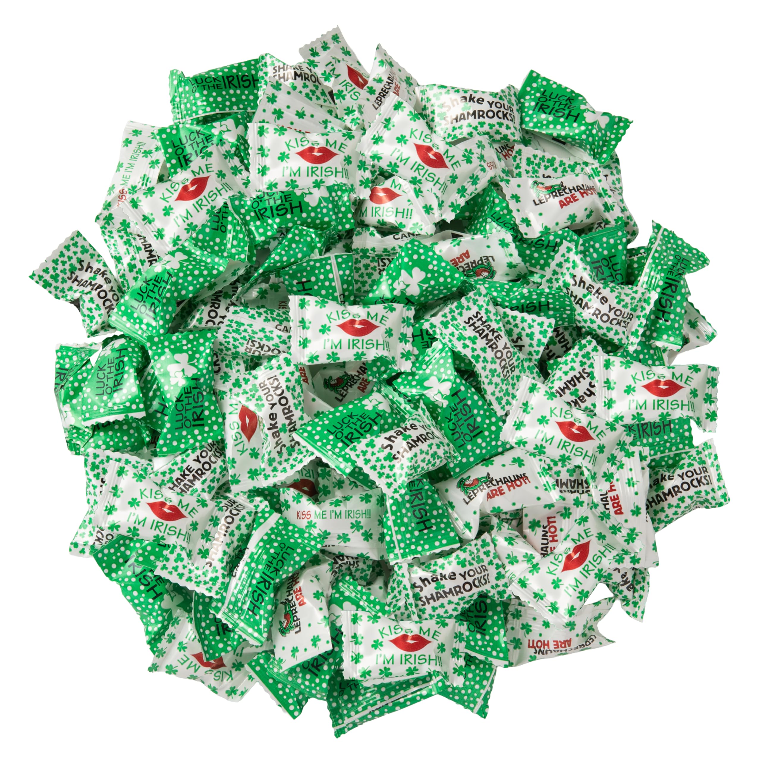 Candy Envy wedding mints display, ideal for guest favors.