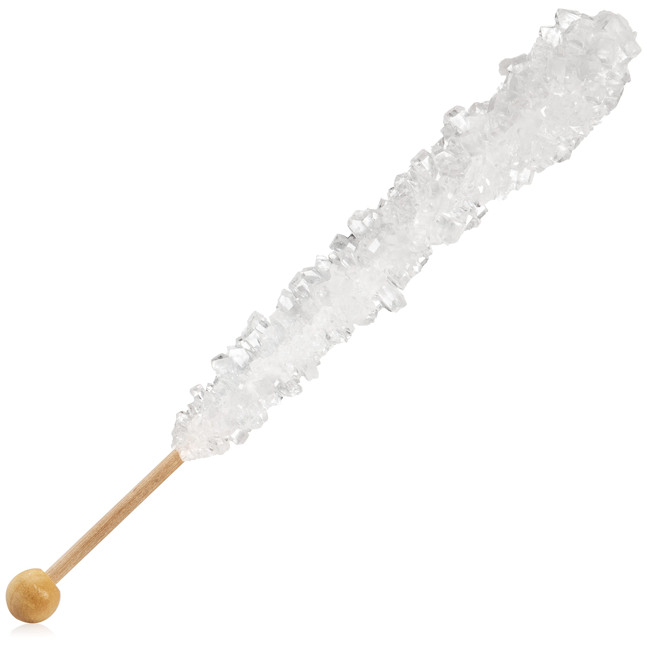 Candy Envy White Rock Candy Stick, perfect for weddings and events.